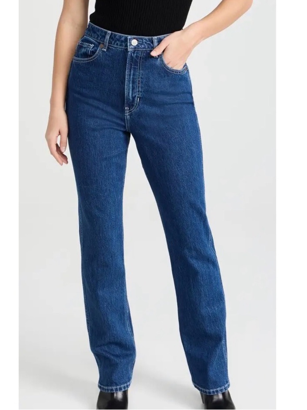 Reformation Pamela Ultra High Rise Straight Jeans 26 Wallis